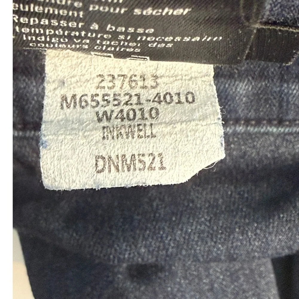 Paige Federal Slim Straight‎ Jeans Mens 33 Inkwell Dark Indigo M655521-4010